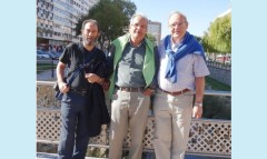 Máximo Martínez, Luis Sebastián y Paco Cantero, tres delineantes. en Burgos<br />