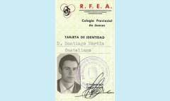 Santiago Martín, Carnet de Juez de Atletismo<br />