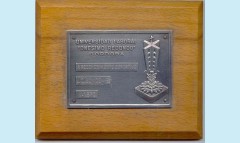 Placa que recibí en Mayo de 1970<br />Plata al reconocimiento deportivo<br /><br />